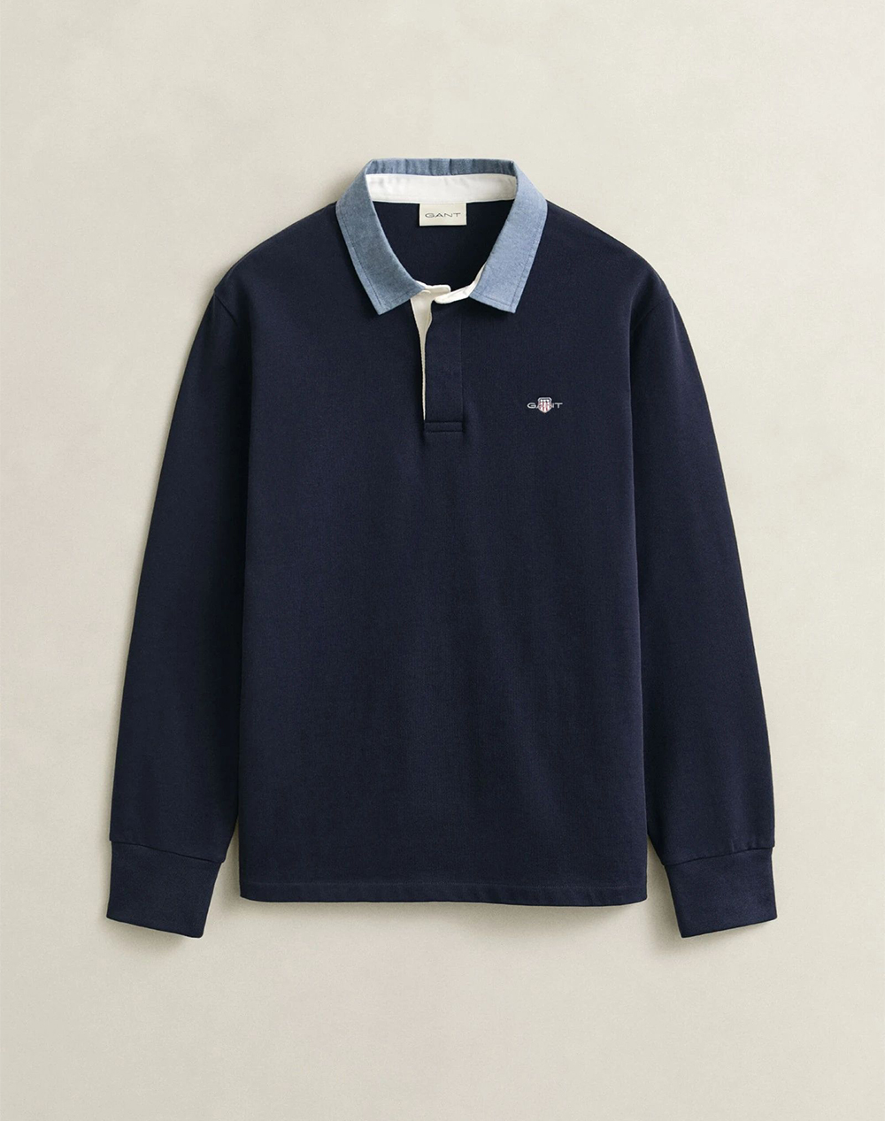 GANT БЛУЗА С ДЪЛЪГ РЪКАВ REG CHAMBRAY HEAVY RUGGER
