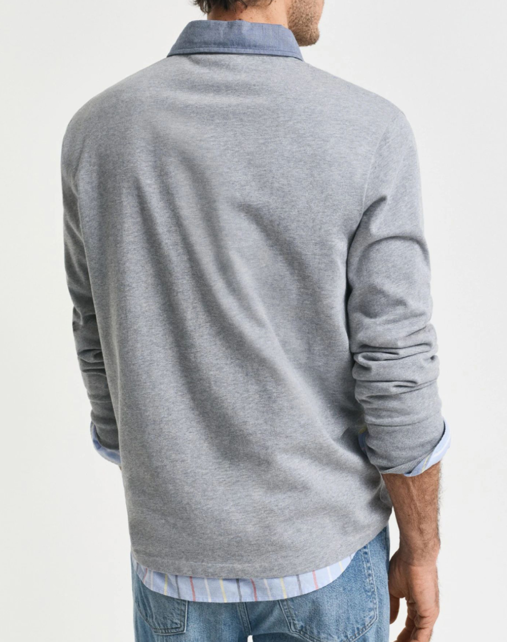 GANT БЛУЗА С ДЪЛЪГ РЪКАВ REG CHAMBRAY HEAVY RUGGER