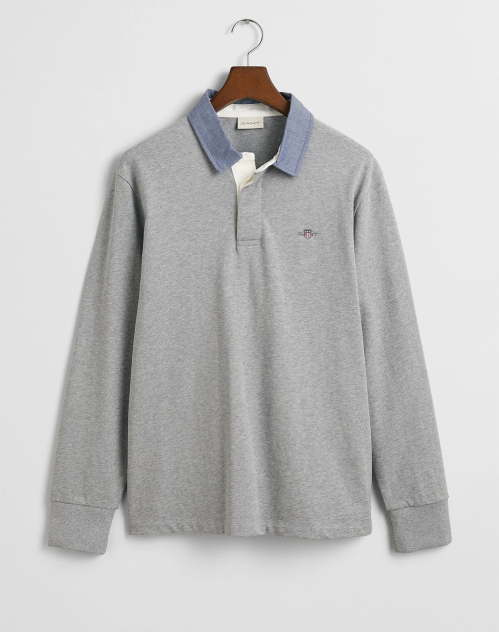 GANT БЛУЗА С ДЪЛЪГ РЪКАВ REG CHAMBRAY HEAVY RUGGER