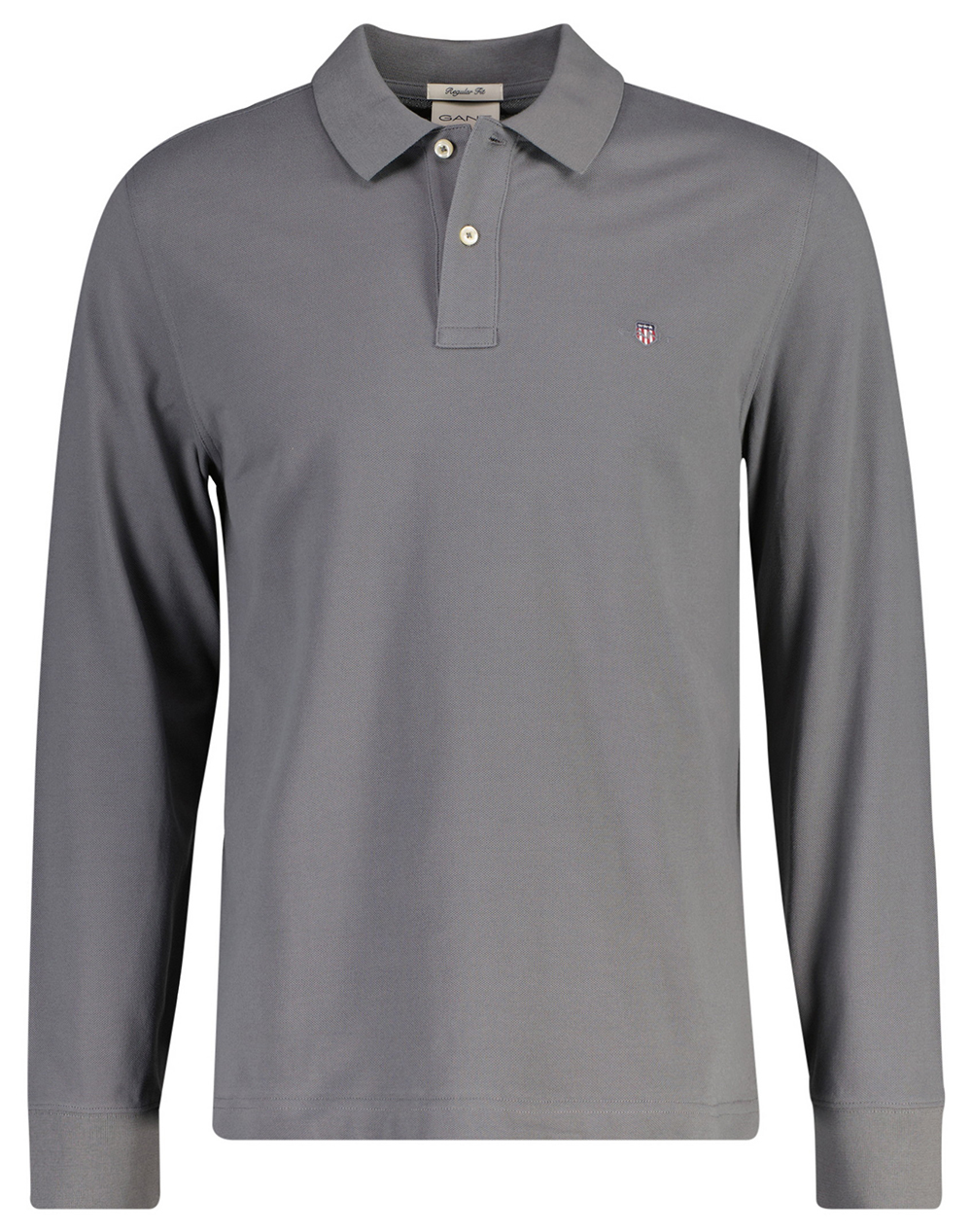 GANT БЛУЗА С ДЪЛГИ РЪКАВИ REG SHIELD LS PIQUE RUGGER