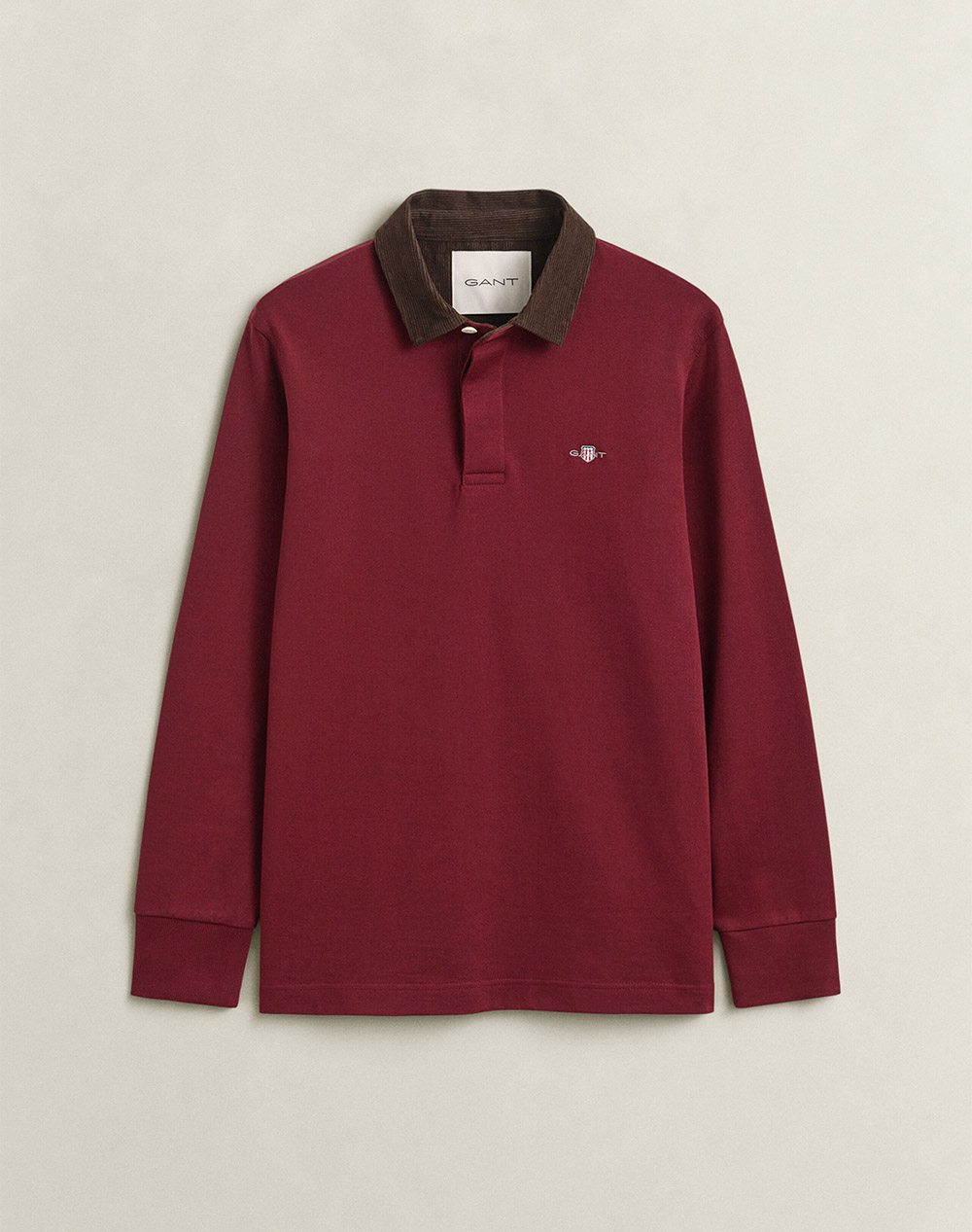 GANT БЛУЗА С ДЪЛЪГ РЪКАВ CORD COLLAR RUGGER