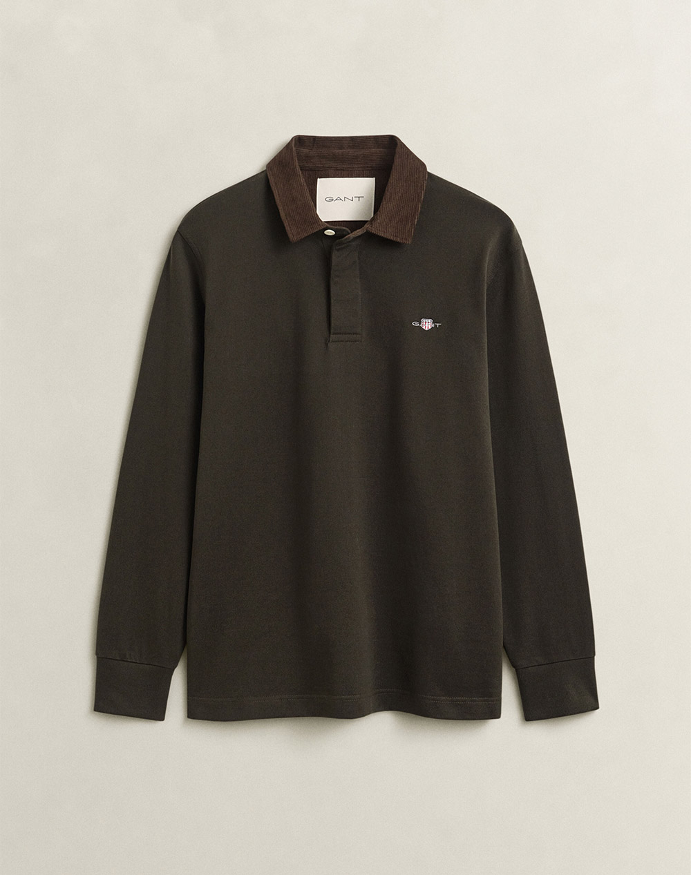 GANT БЛУЗА С ДЪЛЪГ РЪКАВ CORD COLLAR RUGGER