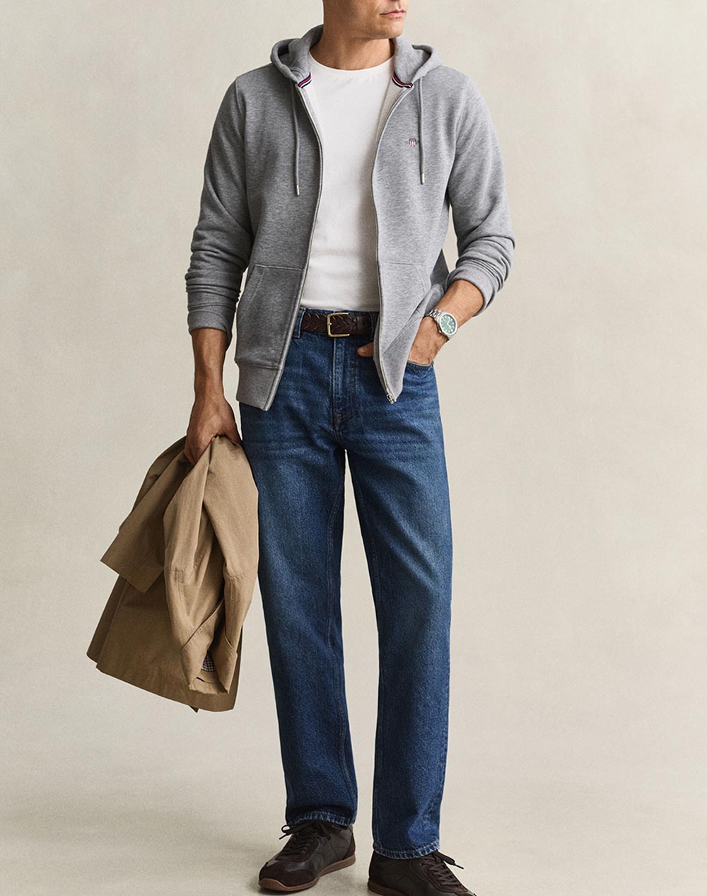 GANT СУИЧЪР С ЦИП REG SHIELD FULL ZIP HOODIE