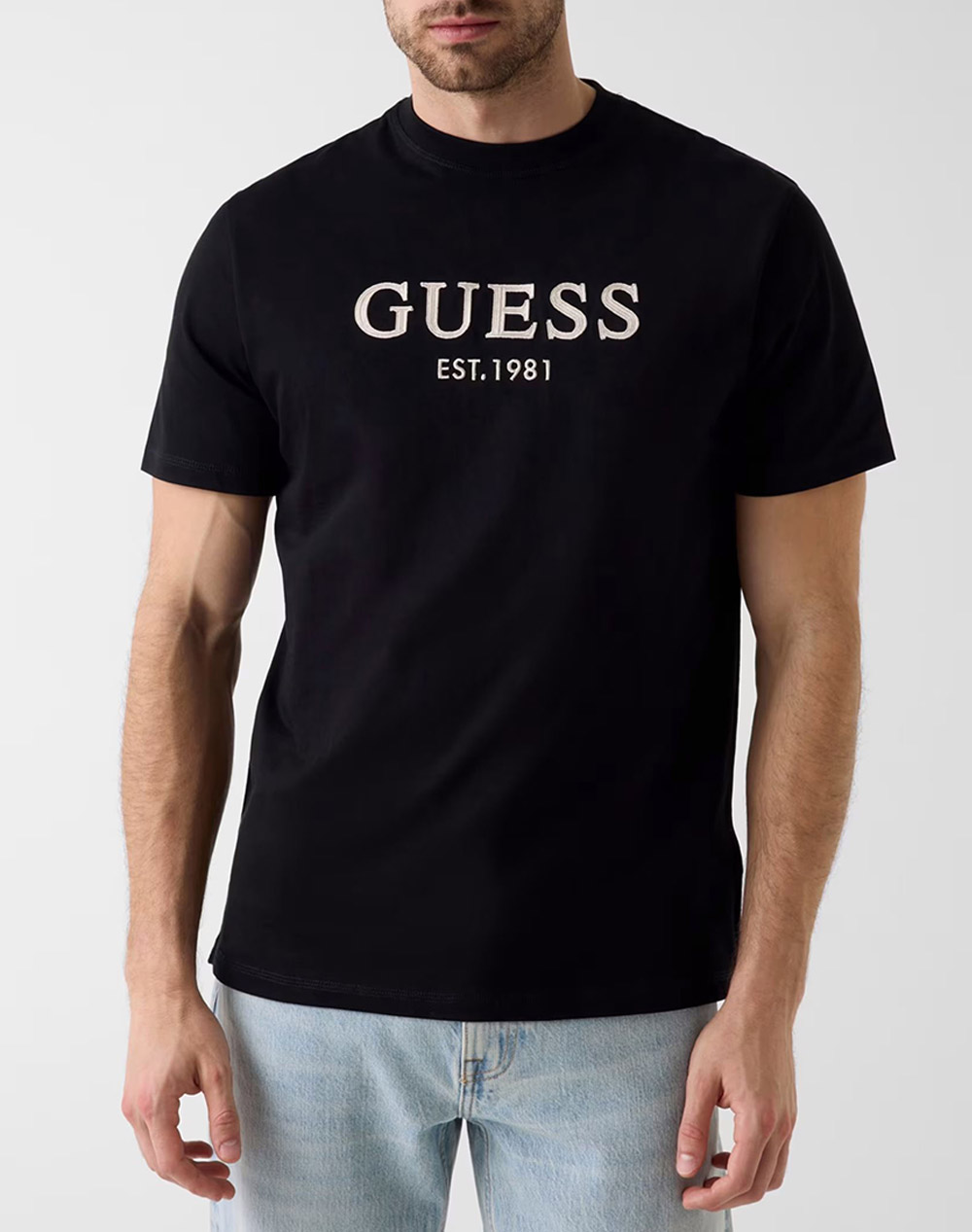 GUESS CN SS GUESS LOGO EMBROIDERY TE МЪЖКА БЛУЗА