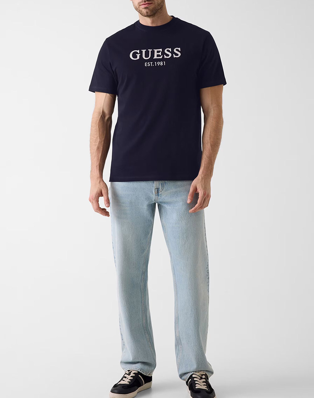 GUESS CN SS GUESS LOGO EMBROIDERY TE МЪЖКА БЛУЗА