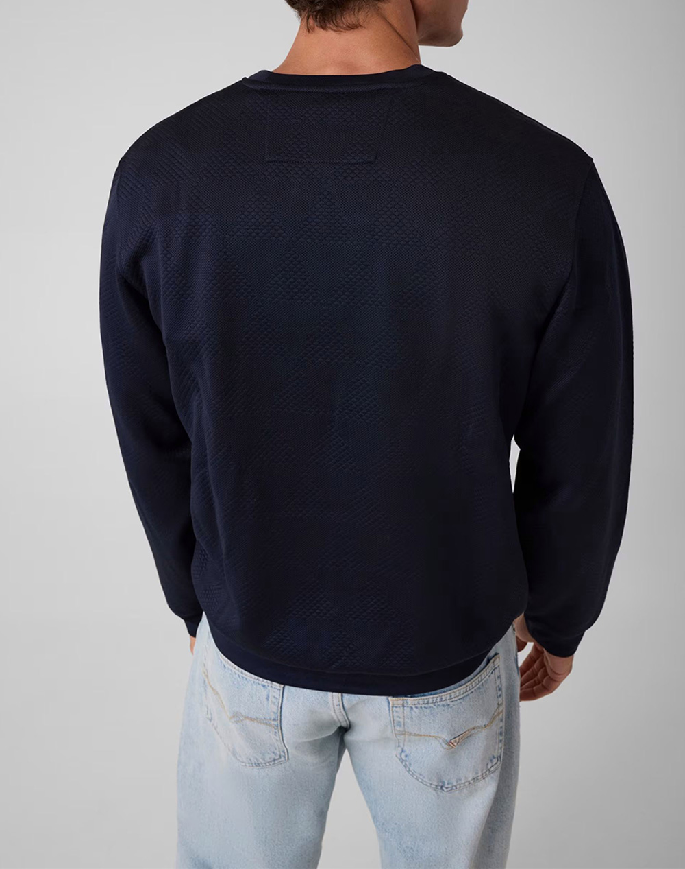GUESS CN LS ALL OVER JACQUARD SWEATS Мъжки суитшърт