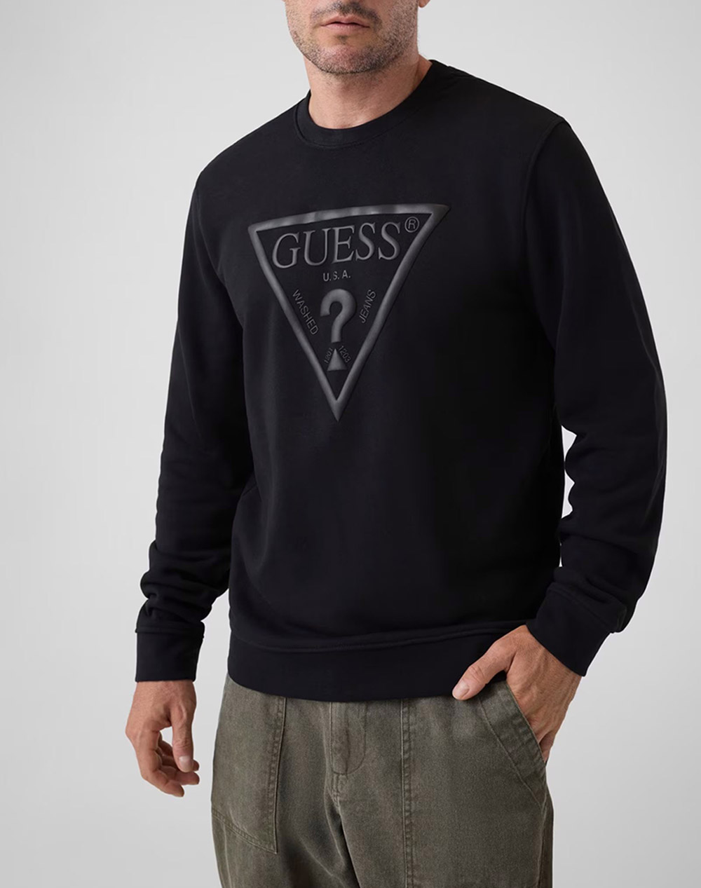 GUESS AUDLEY CN FLEECE МЪЖКИ СУИЧЪР