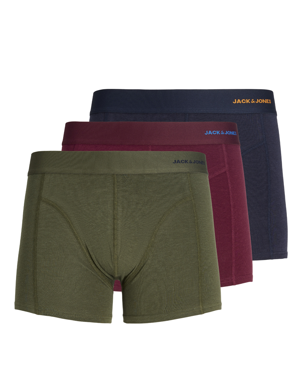 JACK&JONES JACCOMO SOLID BAMBOO TRUNKS 3 PACK SN