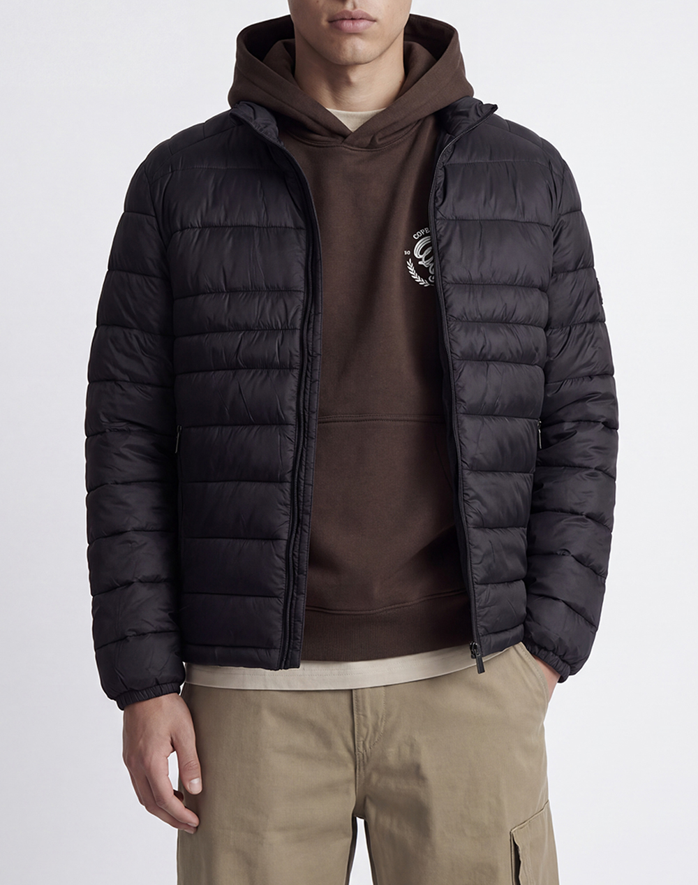JACK&JONES JJEKINGSLEY LIGHT PUFFER COLLAR NOOS