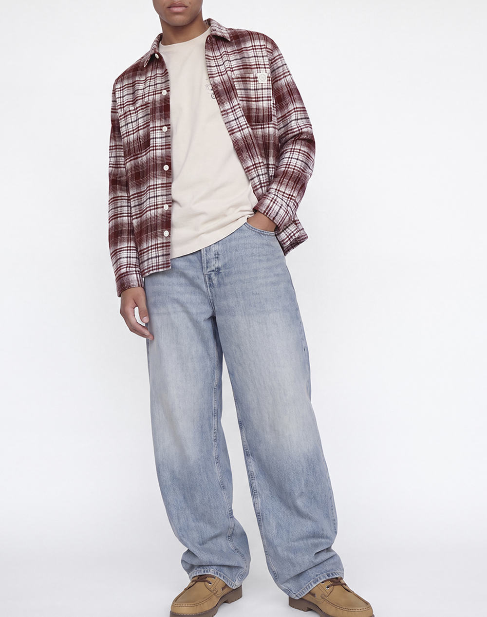 JACK&JONES JORFREDERIKSBERG FLANNEL OVERSHIRT LS SN