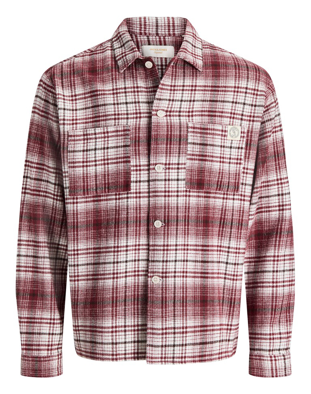 JACK&JONES JORFREDERIKSBERG FLANNEL OVERSHIRT LS SN