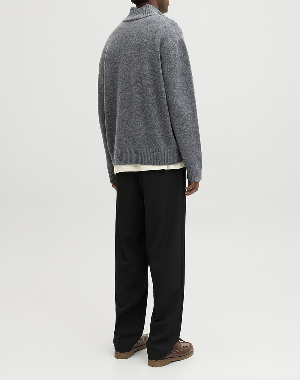 JACK&JONES JORNORREBRO KNIT HALF ZIP SN