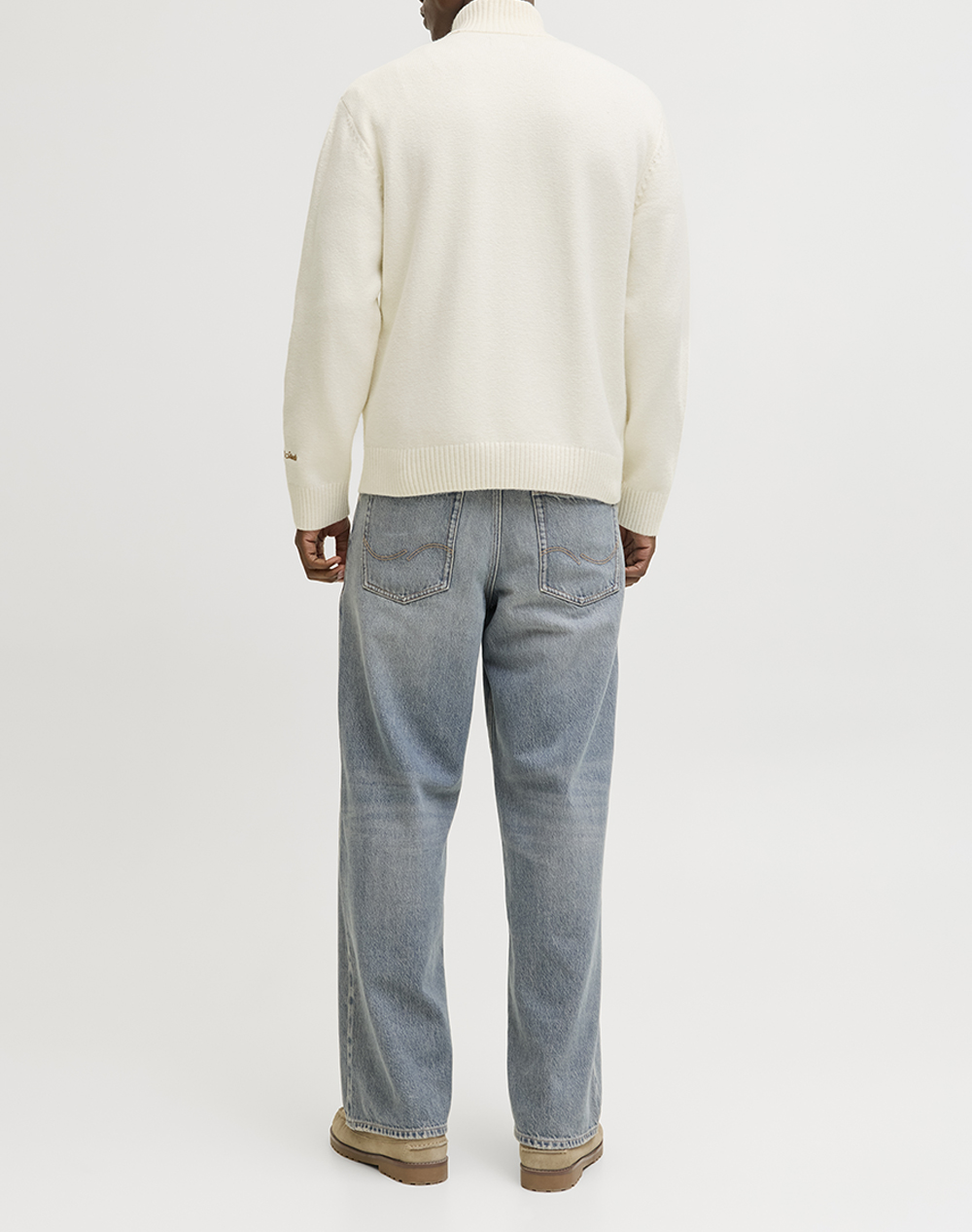 JACK&JONES JORNORREBRO KNIT HALF ZIP SN
