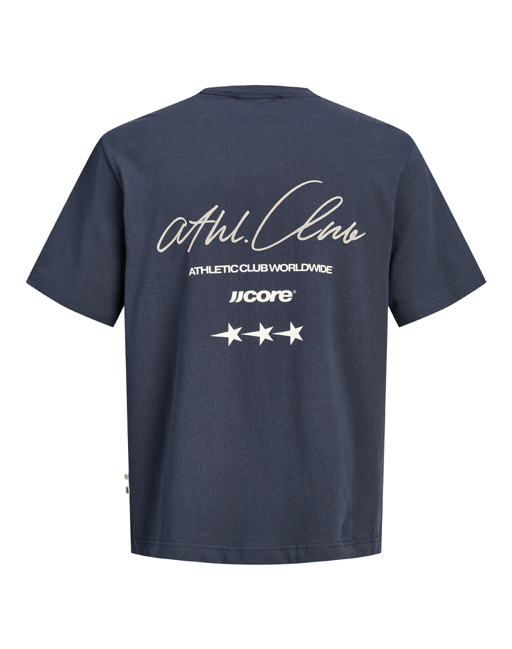 JACK&JONES JCOCLUB BACK SCRIPT TEE SS CREW NECK SN