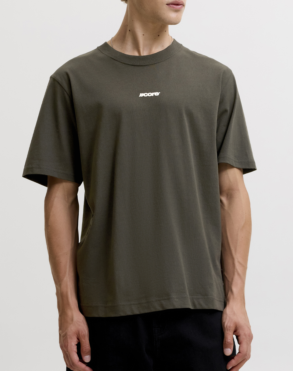 JACK&JONES JCOCLUB BACK SCRIPT TEE SS CREW NECK SN