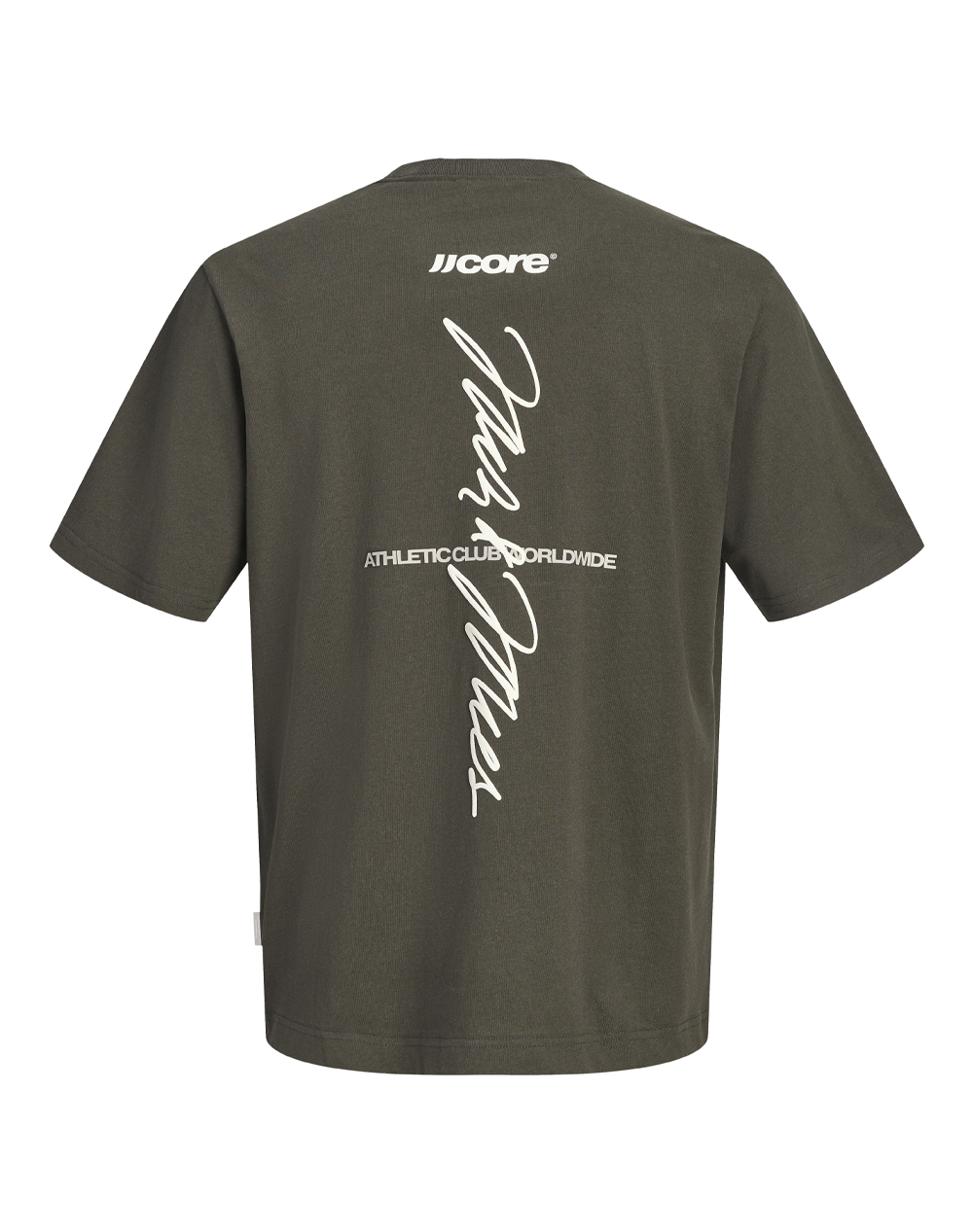 JACK&JONES JCOCLUB BACK SCRIPT TEE SS CREW NECK SN