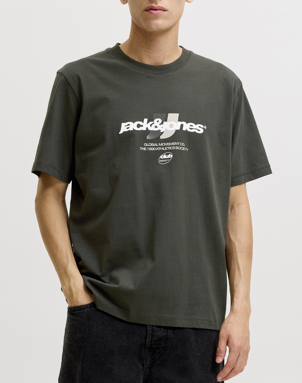 JACK&JONES JCOCLUB GRAPHIC FRONT PRINT TEE SS CN