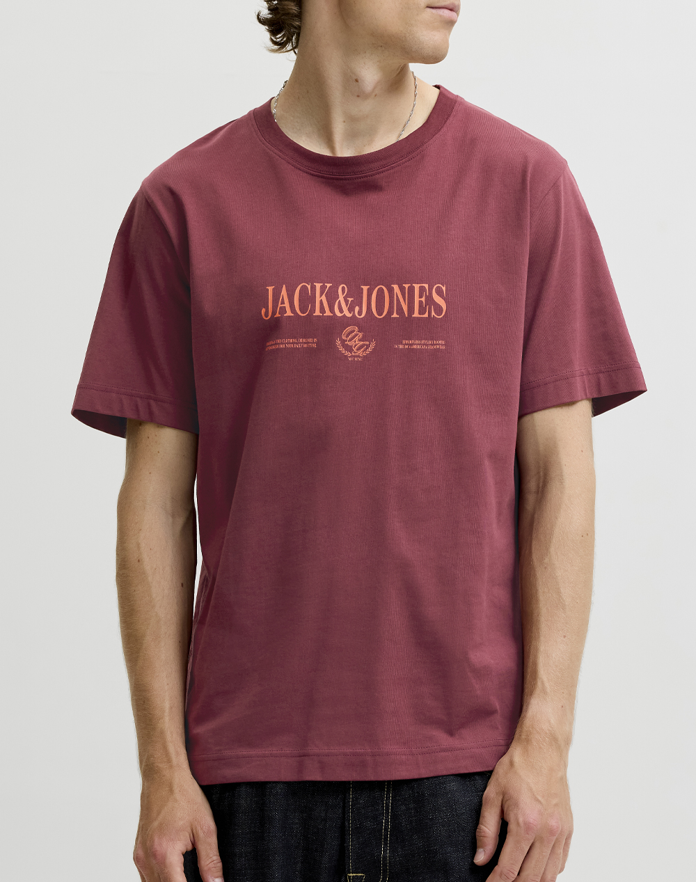JACK&JONES JORFREDERIKSBERG BRANDING TEE SS CN FST