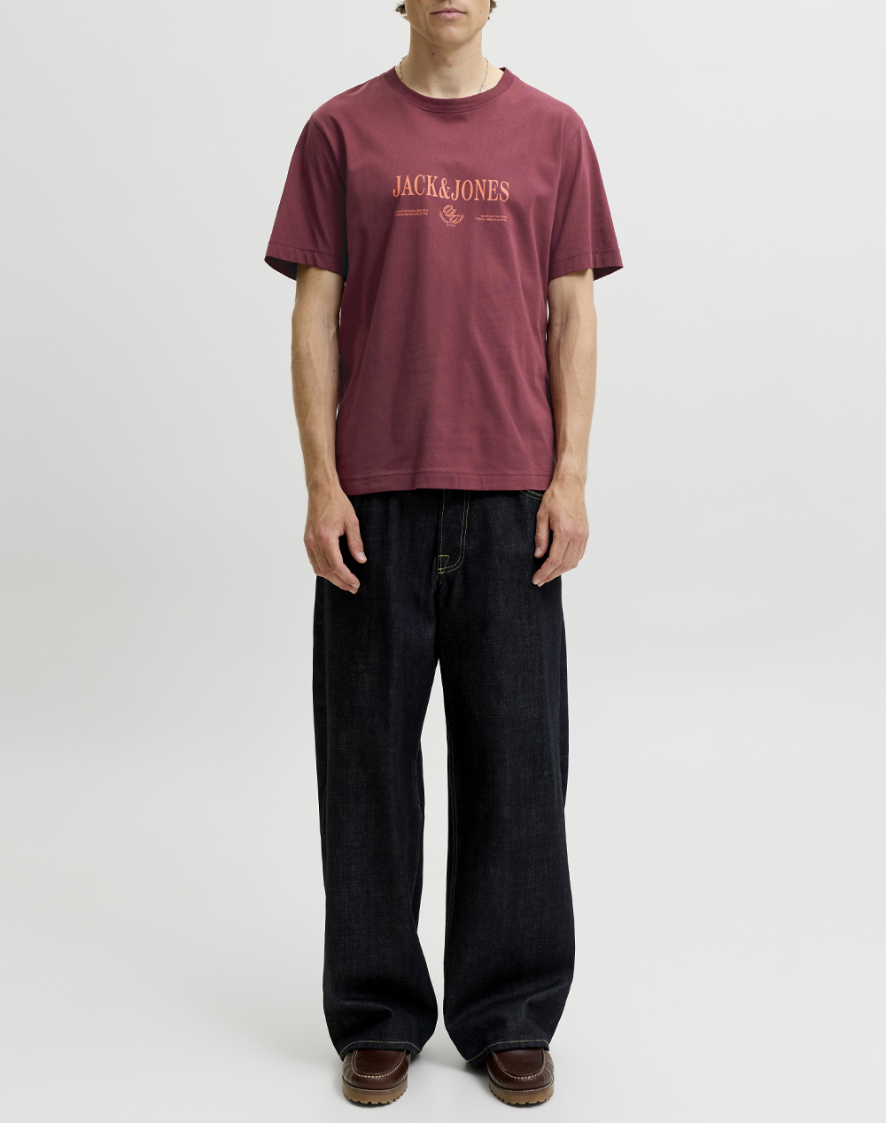 JACK&JONES JORFREDERIKSBERG BRANDING TEE SS CN FST