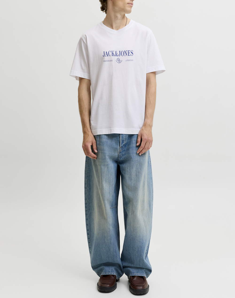 JACK&JONES JORFREDERIKSBERG BRANDING TEE SS CN FST