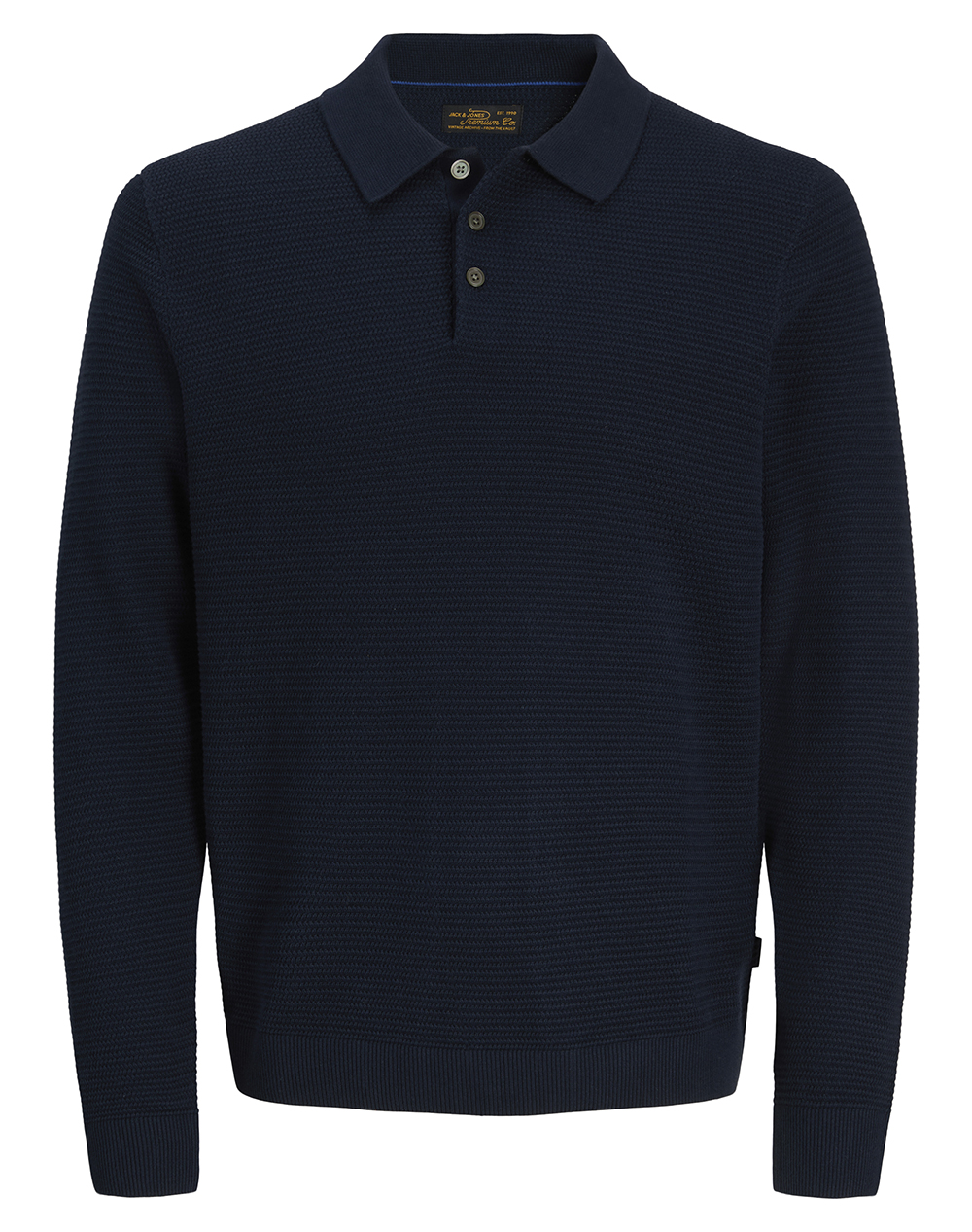 JACK&JONES JPRBLURILEY KNIT POLO LS