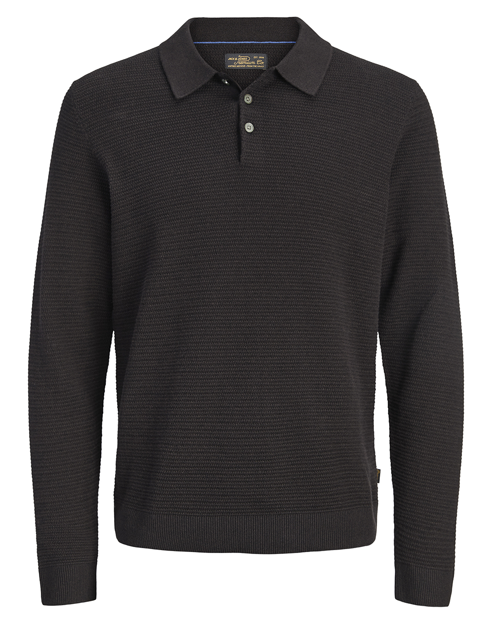 JACK&JONES JPRBLURILEY KNIT POLO LS