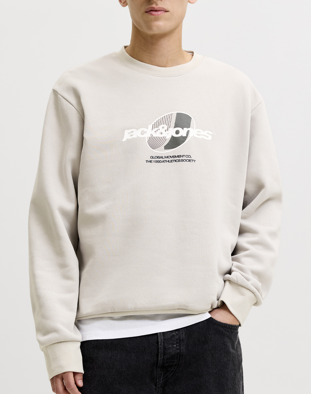 JACK&JONES JCOCLUB BRANDING SWEAT CREW NECK