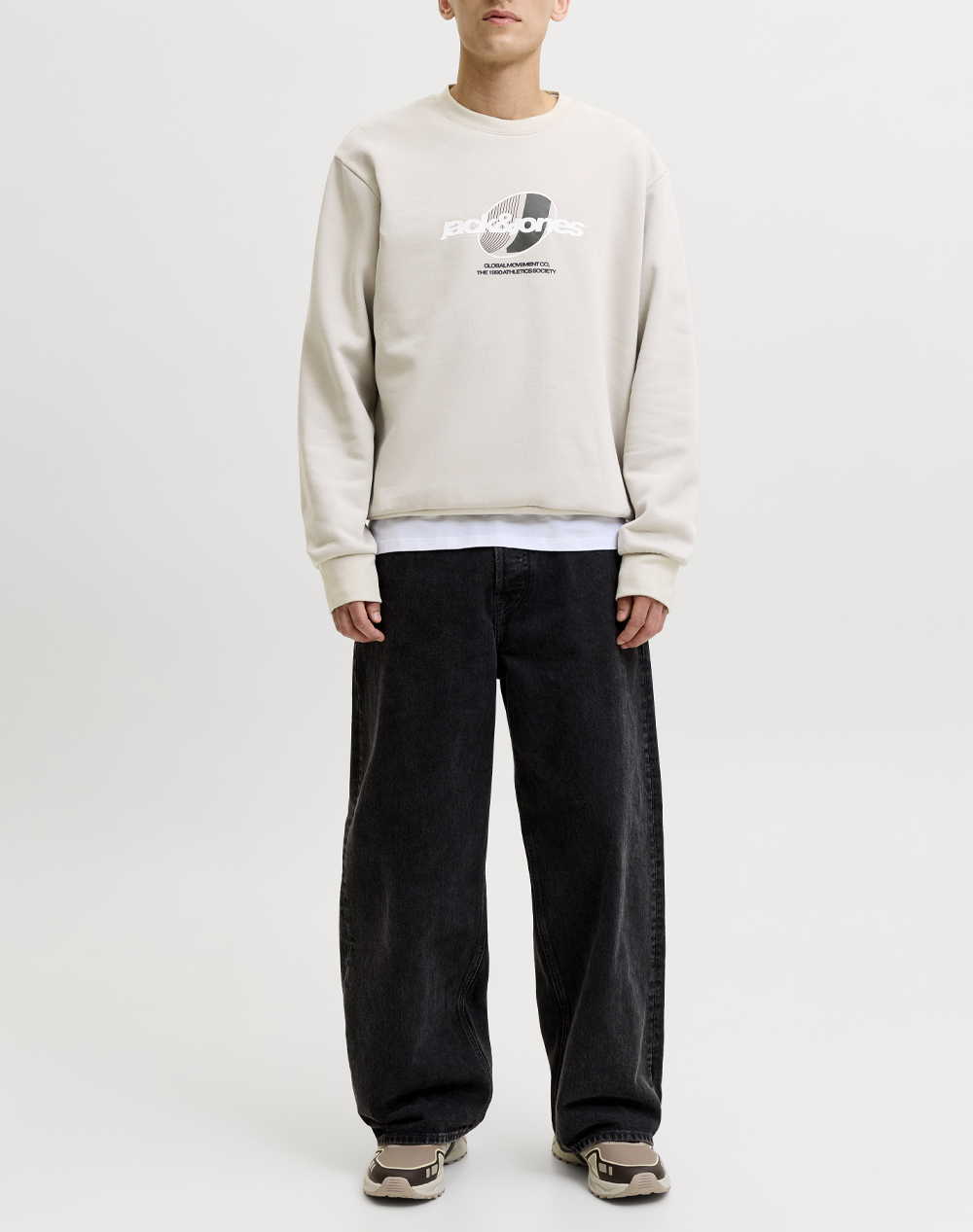 JACK&JONES JCOCLUB BRANDING SWEAT CREW NECK