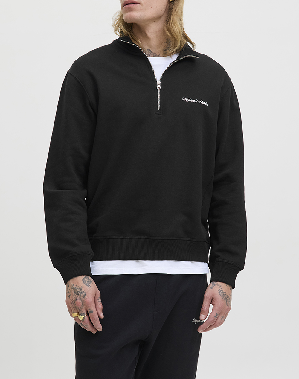JACK&JONES JORNORREBRO EMB SWEAT HIGH NECK NOOS