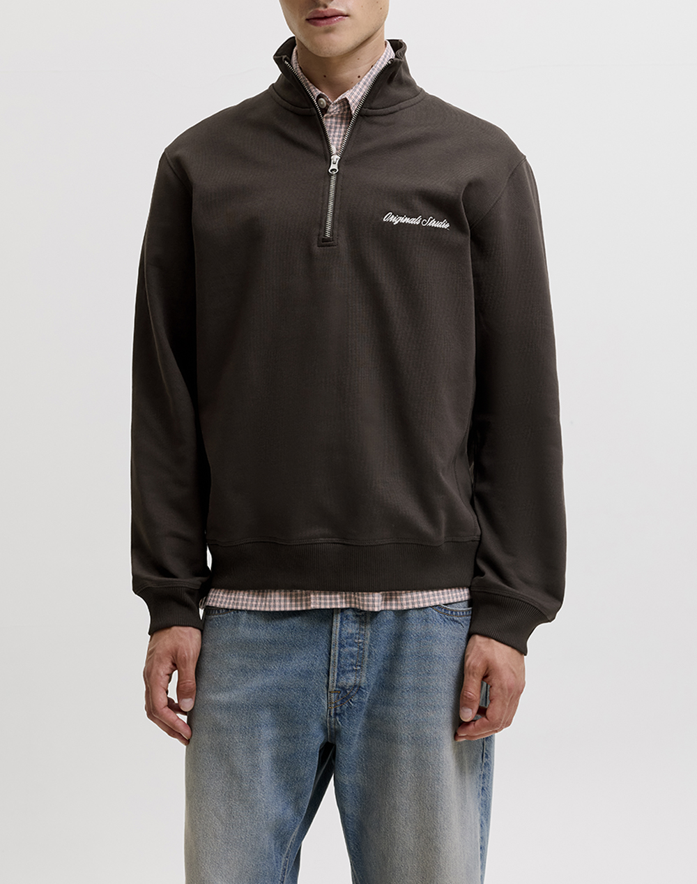 JACK&JONES JORNORREBRO EMB SWEAT HIGH NECK NOOS