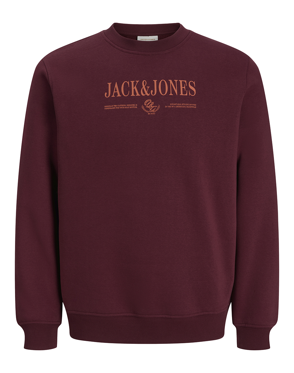 JACK&JONES JORFREDERIKSBERG BRANDING SWEAT CN FST