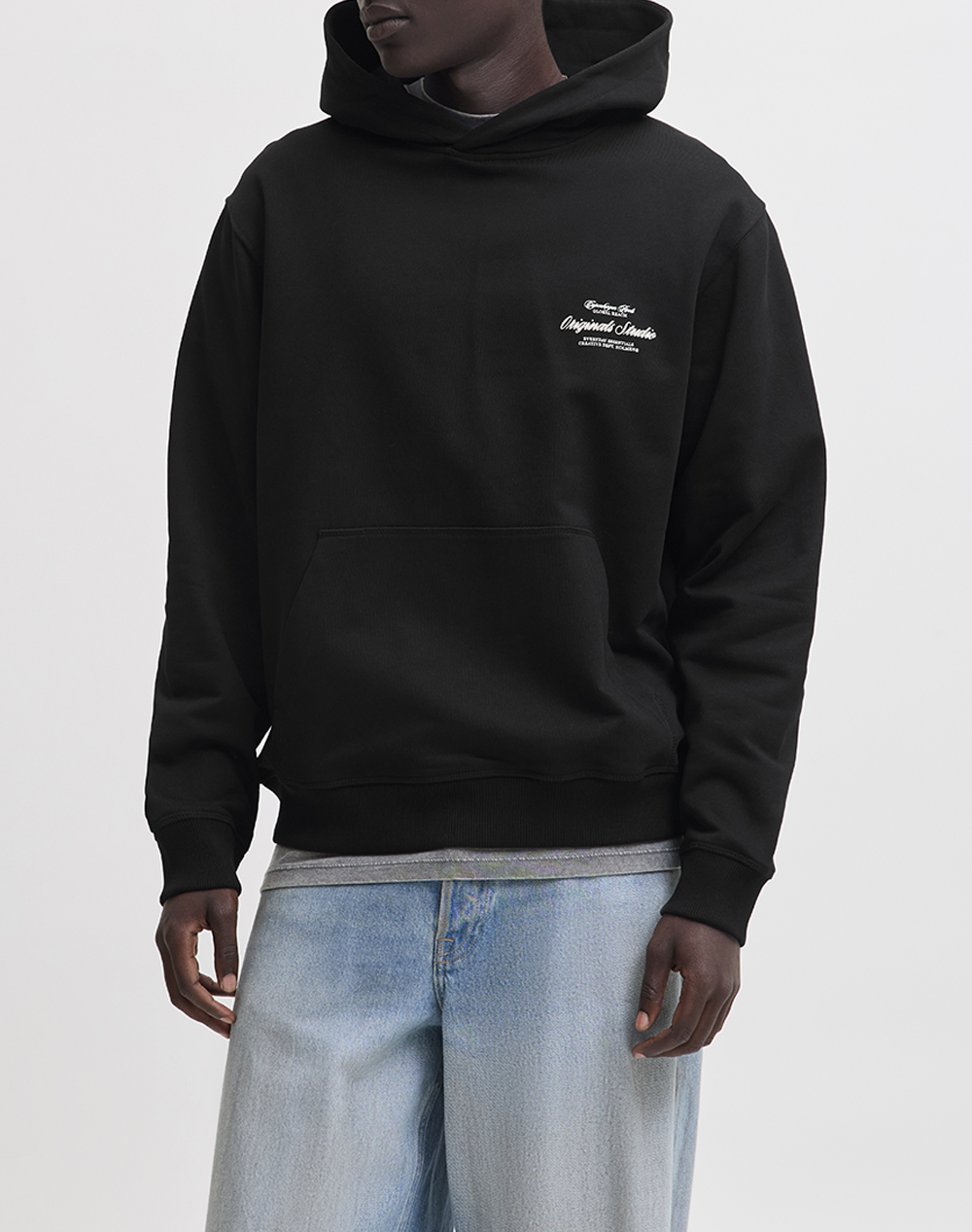 JACK&JONES JORNORREBRO TYPO BACK SWEAT HOOD SN