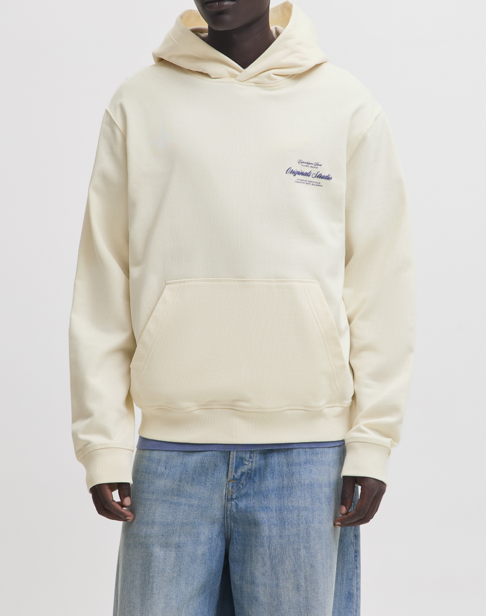 JACK&JONES JORNORREBRO TYPO BACK SWEAT HOOD SN