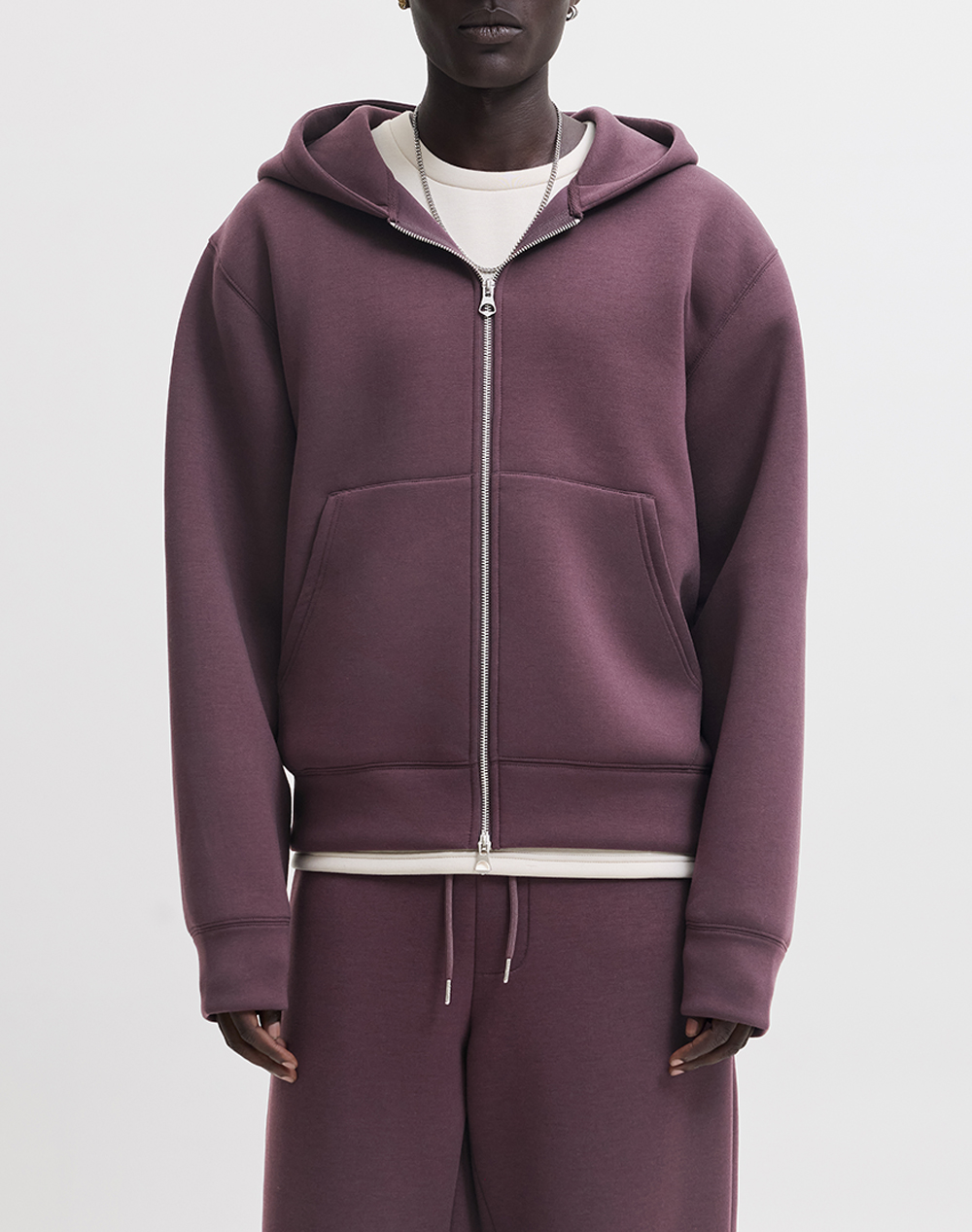 JACK&JONES JCOLEGACY SWEAT SCUBA ZIP HOOD NOOS