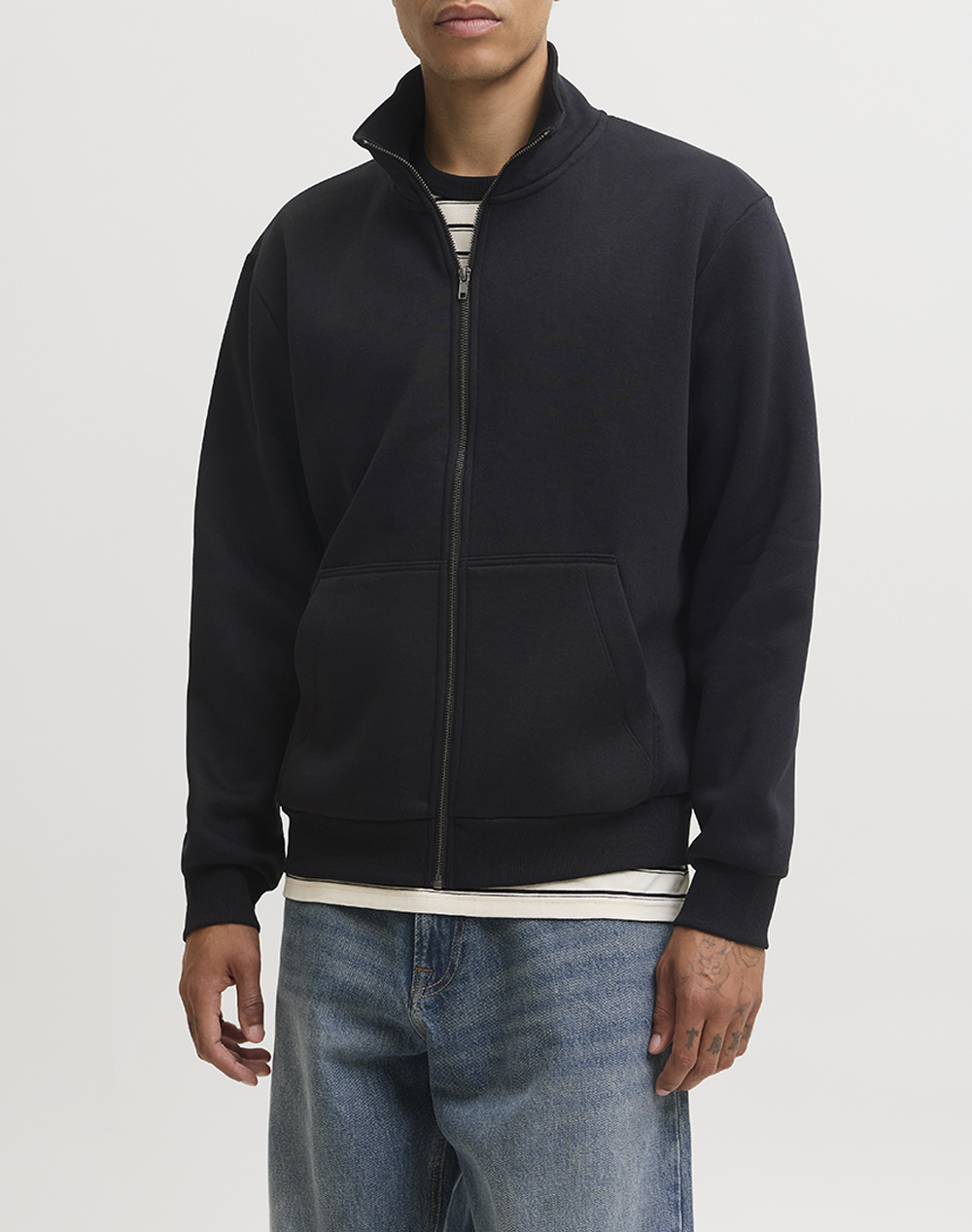 JACK&JONES JJEBRADLEY SWEAT ZIP HN NOOS