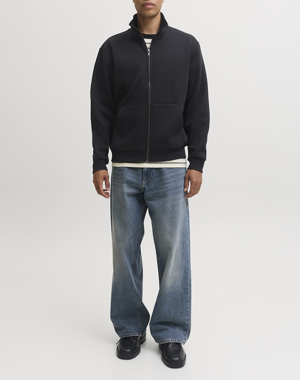 JACK&JONES JJEBRADLEY SWEAT ZIP HN NOOS
