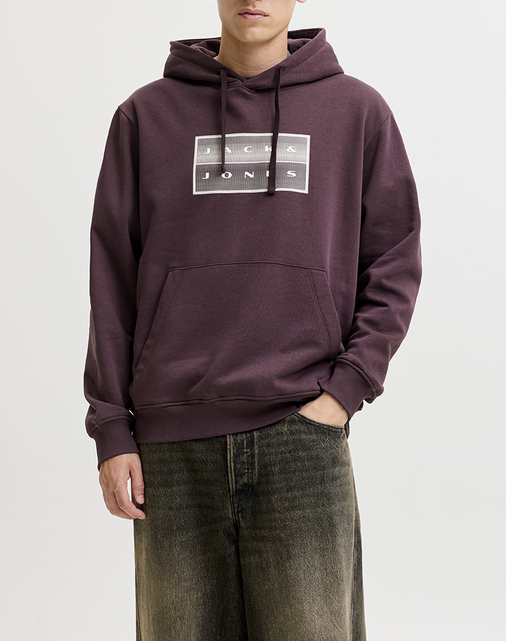 JACK&JONES JCOFUSION BOX SWEAT HOOD