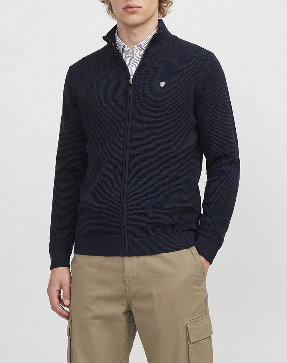JACK&JONES JPRBLURYAN KNIT FULL ZIP CARDIGAN