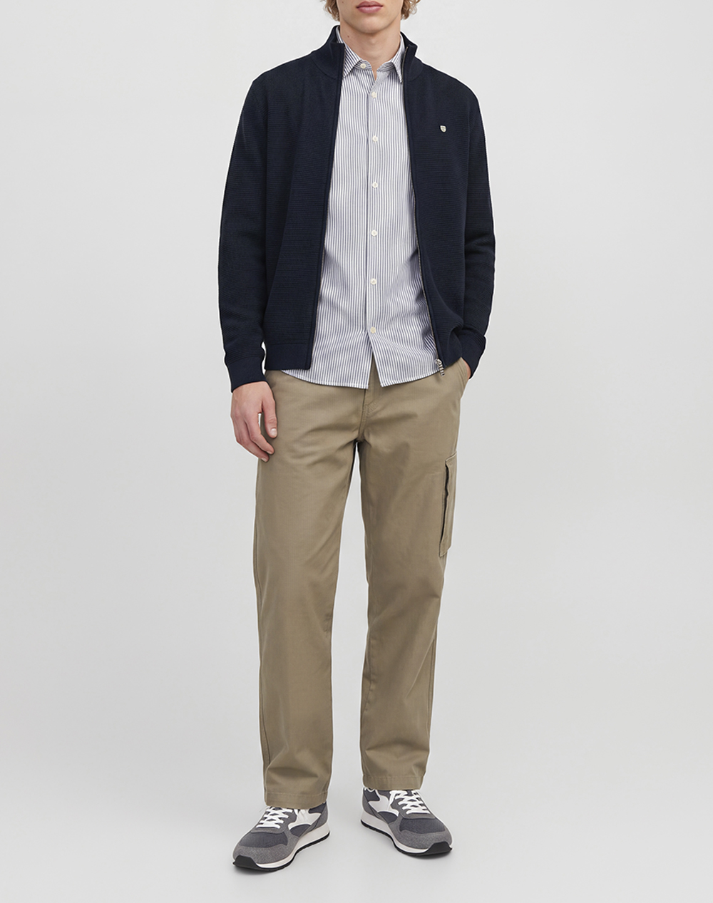 JACK&JONES JPRBLURYAN KNIT FULL ZIP CARDIGAN