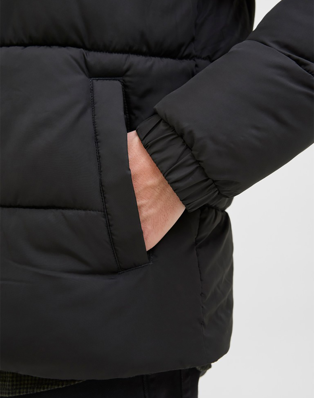 JJ REBEL JREBREBEL LOGO PUFFER HOOD