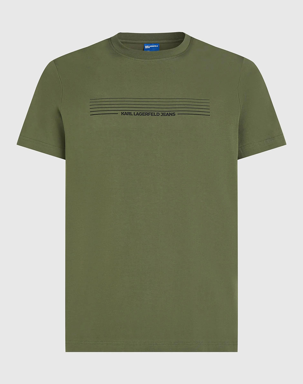 KARL LAGERFELD JEANS KLJ SLIM STRIPES LOGO TEE