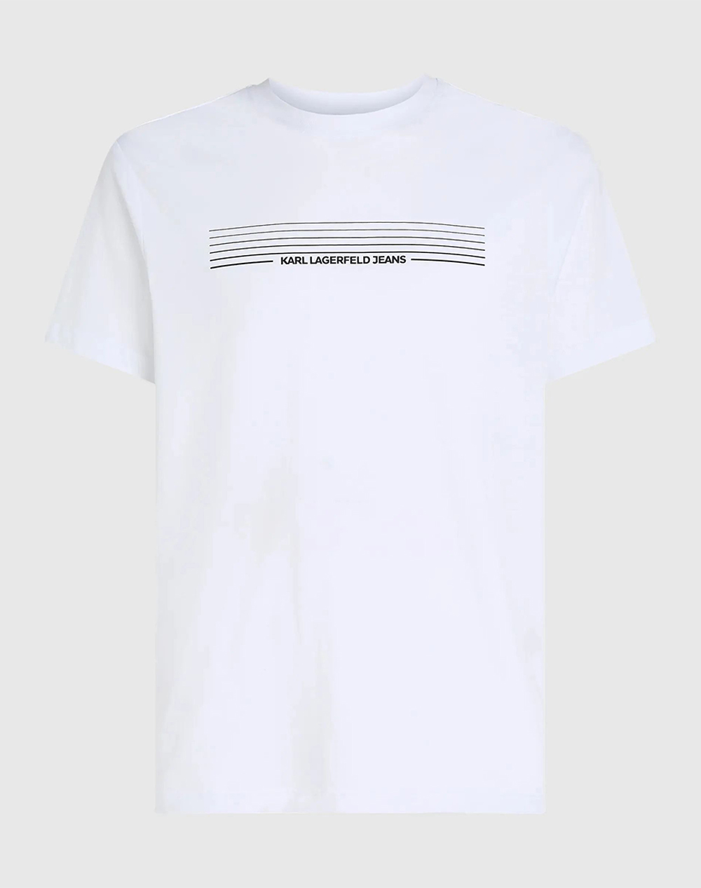 KARL LAGERFELD JEANS KLJ SLIM STRIPES LOGO TEE