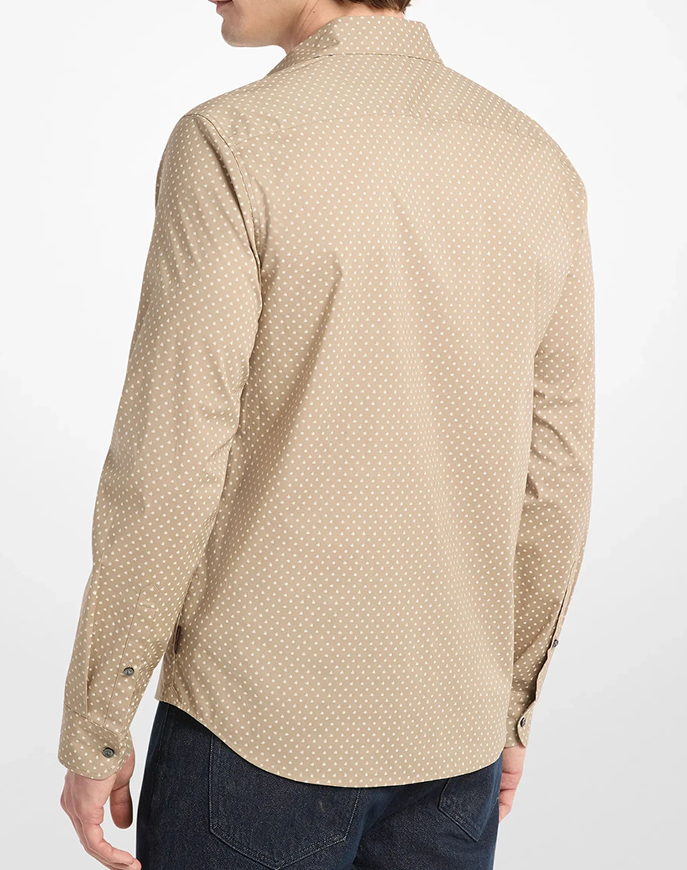 MICHAEL KORS LS CROSS-HATCH GEO