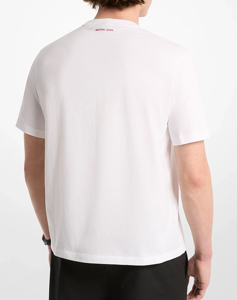 MICHAEL KORS PRINTED CIRCLE LOGO TEE