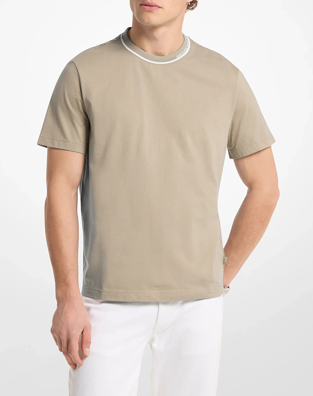 MICHAEL KORS CS652SN19P БЛУЗА С КЪСИ РЪКАВИ MICHAEL KORS MENS