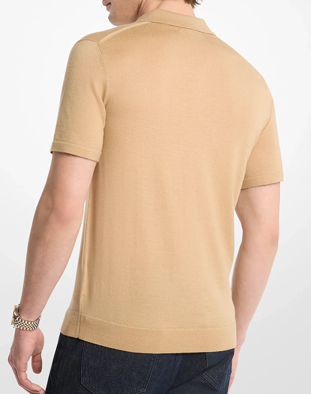 MICHAEL KORS CORE MERINO SS POLO- EMB