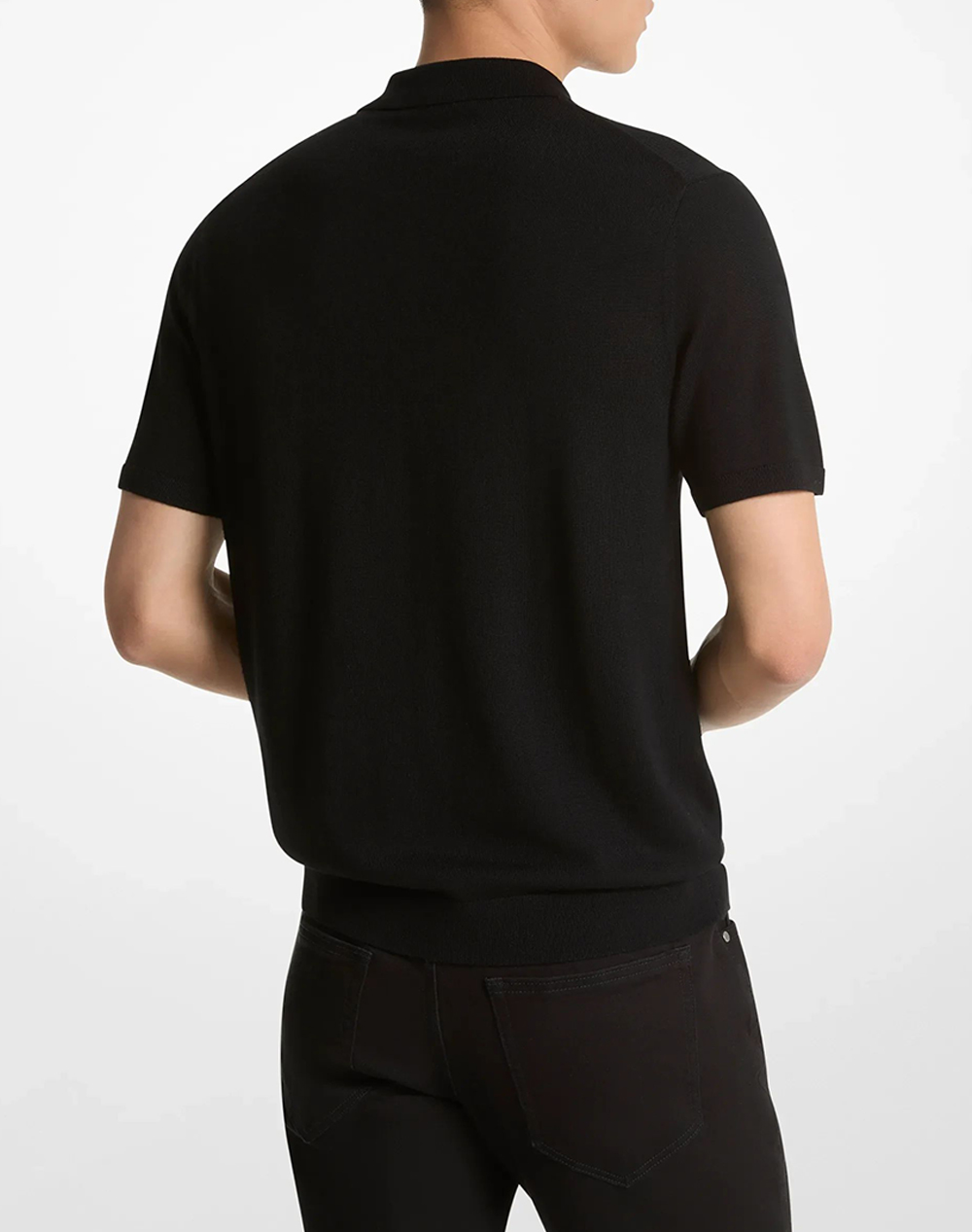 MICHAEL KORS CORE MERINO SS POLO- EMB