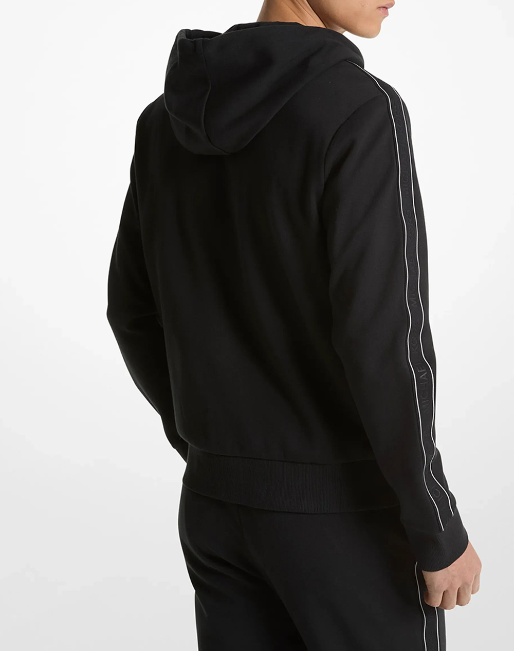 MICHAEL KORS LOGO TAPE FZ HOOD