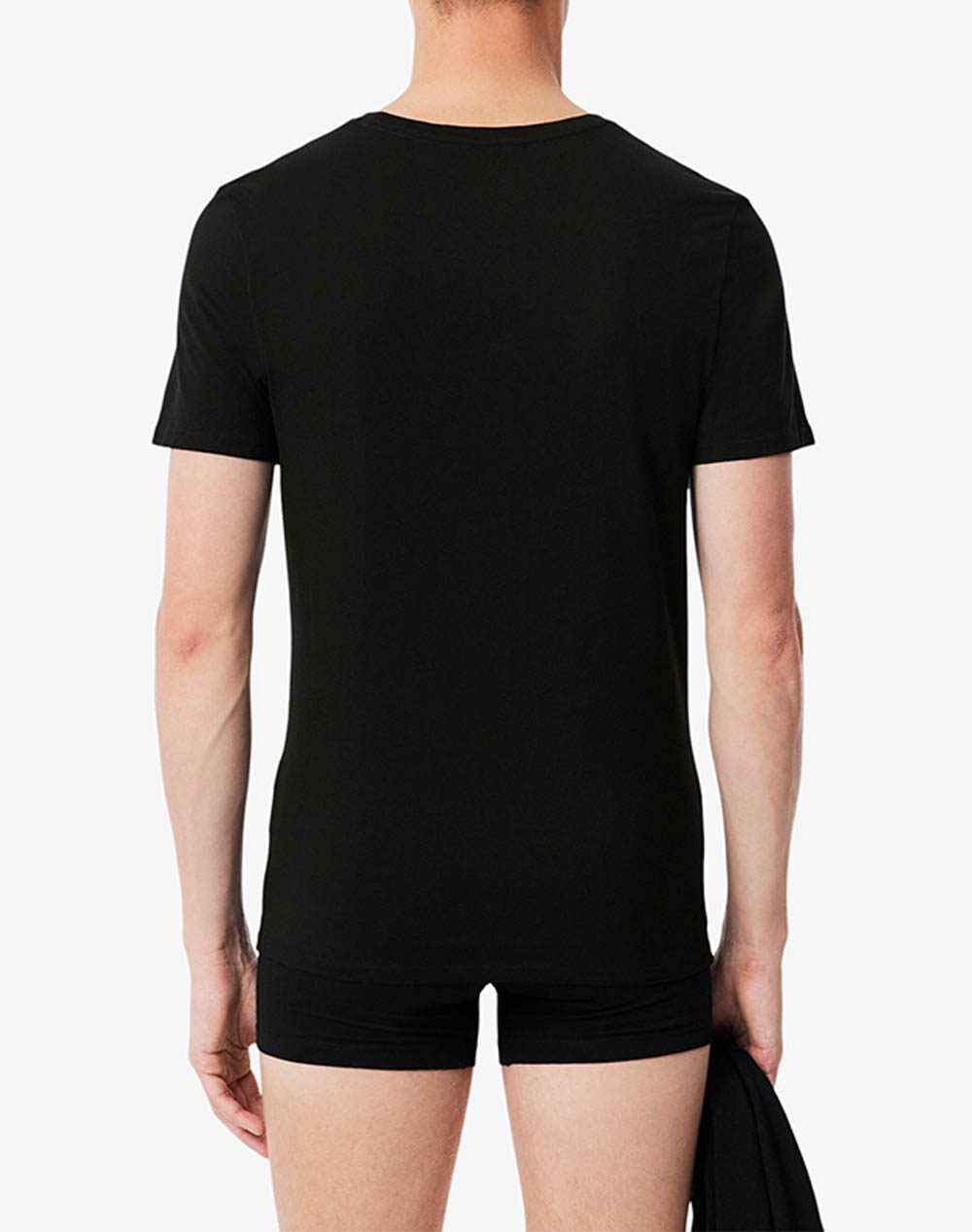 LACOSTE КОМПЛЕКТ 3 БРОЯ БЕЛЬО T-SHIRT С КЪС РЪКАВ UNDERWEAR TEE-SHIRT