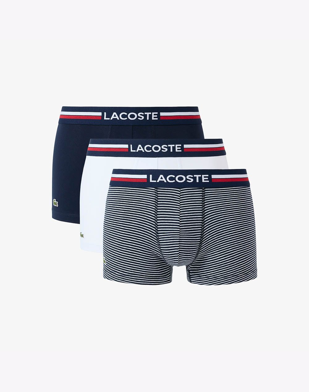 LACOSTE КОМПЛЕКТ 3 БЕЛЬО TRUNK UNDERWEAR TRUNK